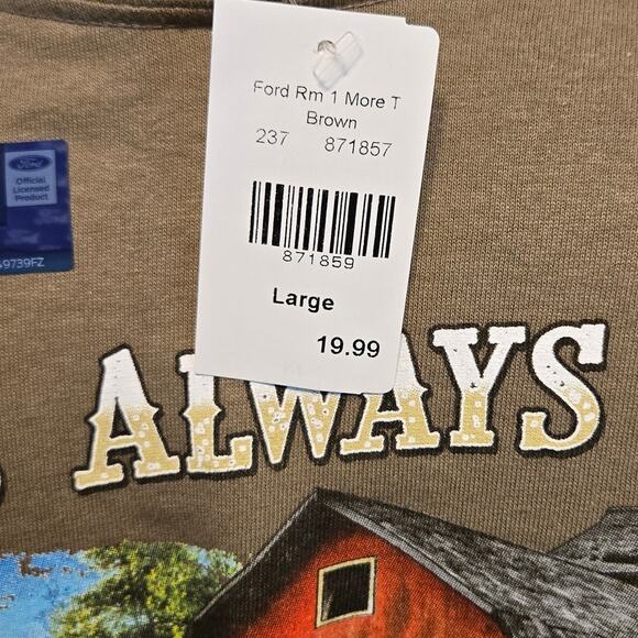 Ford Always Room for One More Graphic Ford Classics T-Shirt Men's L NWT - Picture 7 of 8